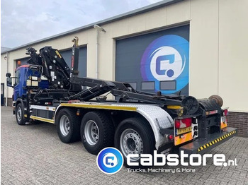 Crane truck Scania P380 LB 8x4*4 HNA Euro 5 - HIAB 211 E-3 Hipro Crane with remote control + Multilift  XR26S61 Hooklift - Year 2009 - Km 336.501 !! - Good condition: picture 5