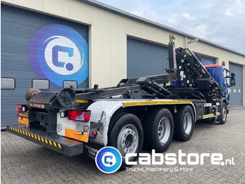 Crane truck Scania P380 LB 8x4*4 HNA Euro 5 - HIAB 211 E-3 Hipro Crane with remote control + Multilift  XR26S61 Hooklift - Year 2009 - Km 336.501 !! - Good condition: picture 4