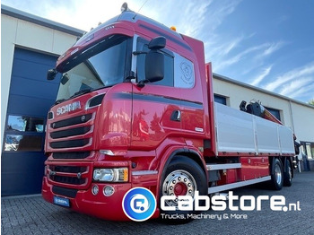 Crane truck Scania R520  LB6X2*4HNB Euro 6 - Bouwjaar 2013 - Highline - Opticruise  - Open box + Palfinger PK 24001-K B Autolaadkraan - Good condition !: picture 2