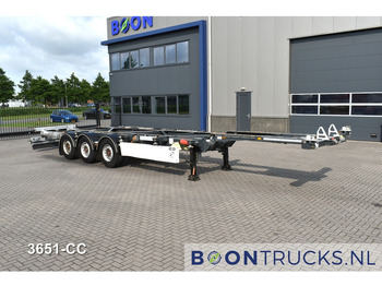 Container transporter/ Swap body semi-trailer Van Hool A3C002 2x20-30-40-45ft HC * LIFT AXLE * SAF / DISC * EXTENDABLE REAR: picture 4