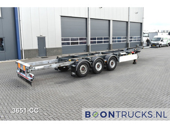 Container transporter/ Swap body semi-trailer Van Hool A3C002 2x20-30-40-45ft HC * LIFT AXLE * SAF / DISC * EXTENDABLE REAR: picture 2