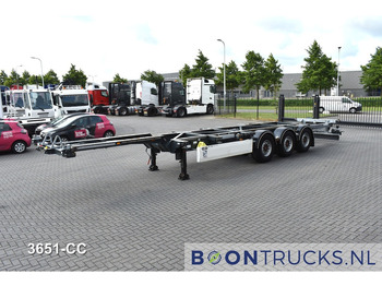 Container transporter/ Swap body semi-trailer Van Hool A3C002 2x20-30-40-45ft HC * LIFT AXLE * SAF / DISC * EXTENDABLE REAR: picture 5