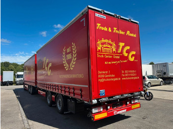 Curtainsider truck MAN 26.520 6x2 LL Durchlader Festaufbau, Anhänger: picture 3