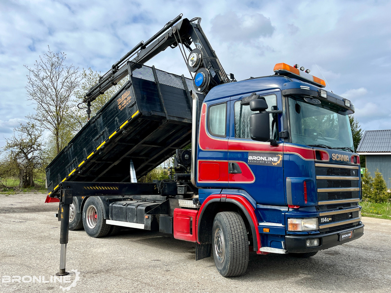 2002 SCANIA R114 6X2*4 Tipper+HIAB 166-e5 crane - Tipper, Crane truck: picture 2 2002 SCANIA R114 6X2*4 Tipper+HIAB 166-e5 crane - Tipper, Crane truck: picture 2