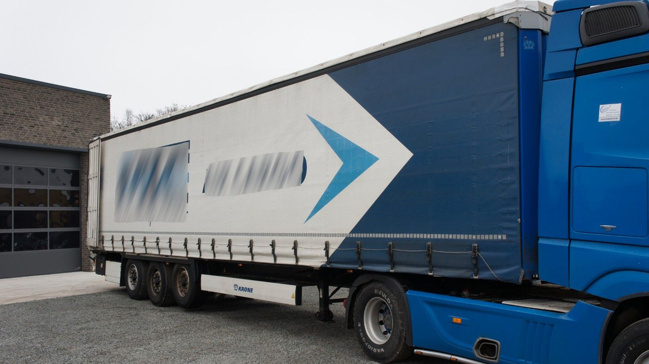 Krone SD Doppelter Boden Verstärkte Plane 2x Liftachse - Curtainsider semi-trailer: picture 2 Krone SD Doppelter Boden Verstärkte Plane 2x Liftachse - Curtainsider semi-trailer: picture 2