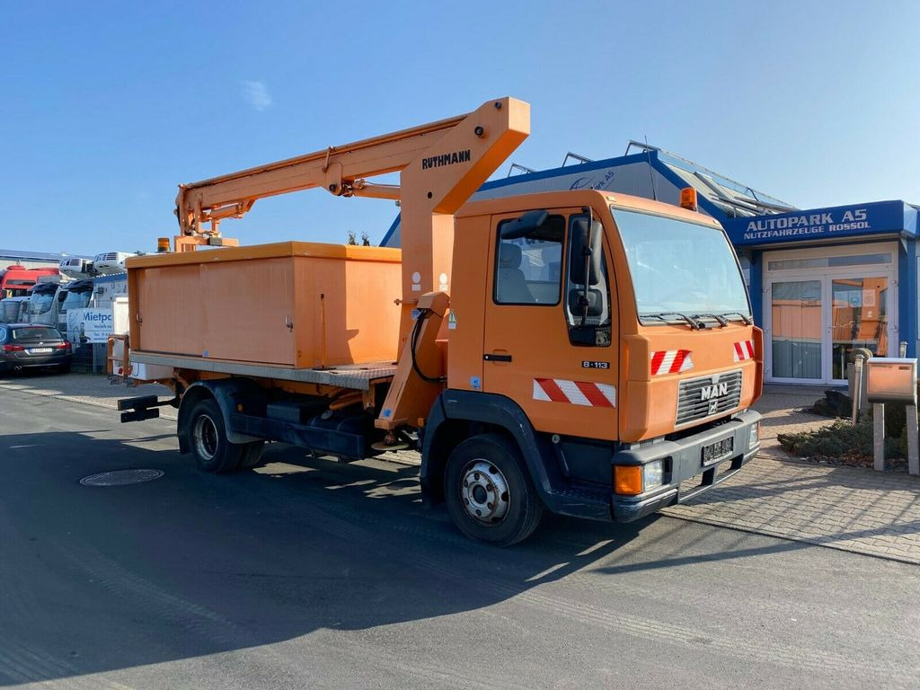 MAN 8.113 Steiger Hubarbeitsbühne Ruthmann - Truck mounted aerial platform, Van: picture 2 MAN 8.113 Steiger Hubarbeitsbühne Ruthmann - Truck mounted aerial platform, Van: picture 2