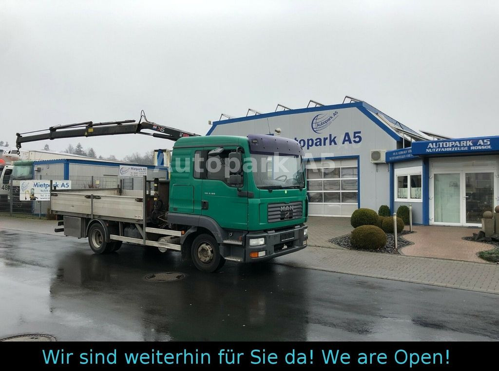 MAN TGL 8.180 4x2 Kran Hiab Tempomat - Dropside/ Flatbed truck, Crane truck: picture 1 MAN TGL 8.180 4x2 Kran Hiab Tempomat - Dropside/ Flatbed truck, Crane truck: picture 1
