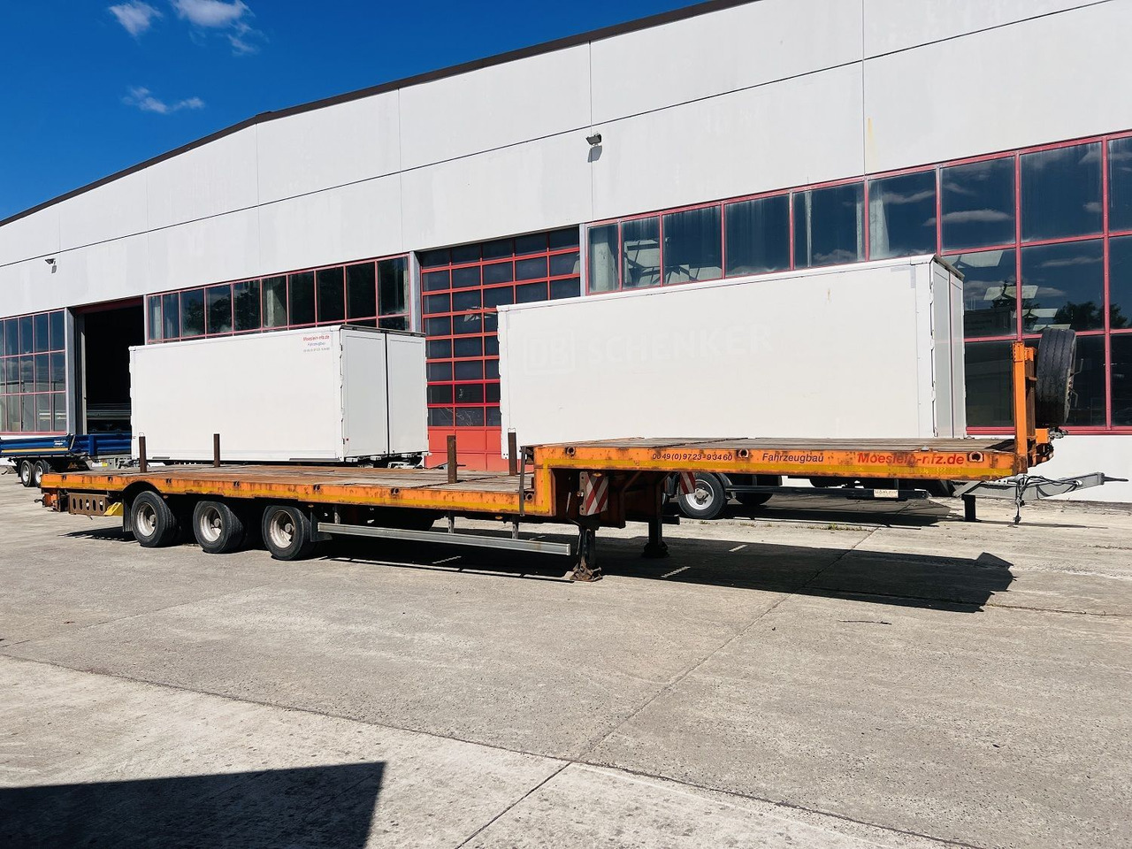 Möslein 3 Achs Satteltieflader Plato 45 t GGfür Fertigt - Low loader semi-trailer: picture 4 Möslein 3 Achs Satteltieflader Plato 45 t GGfür Fertigt - Low loader semi-trailer: picture 4