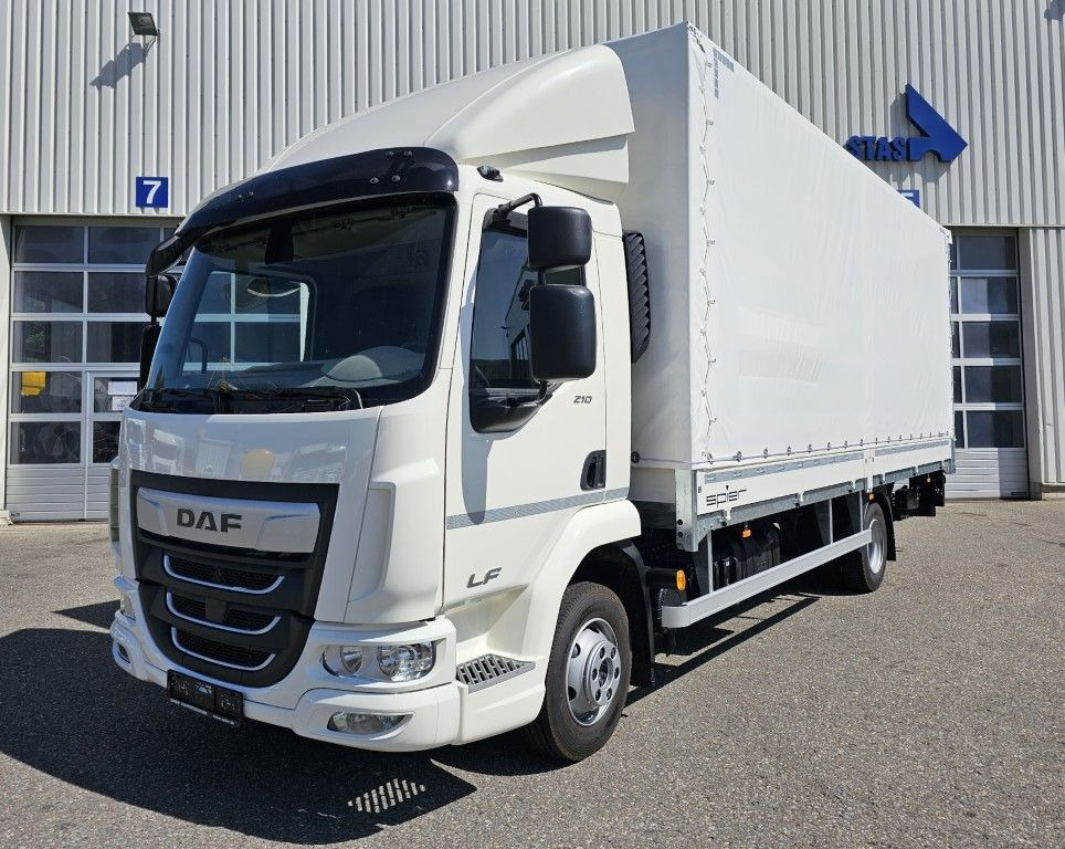 DAF LF 210 7,49t Spier Pritsche-Plane LBW Tageszulas DAF FA LF 210 08t Spier Pritsche mit LBW - Curtainsider truck: picture 1 DAF LF 210 7,49t Spier Pritsche-Plane LBW Tageszulas DAF FA LF 210 08t Spier Pritsche mit LBW - Curtainsider truck: picture 1
