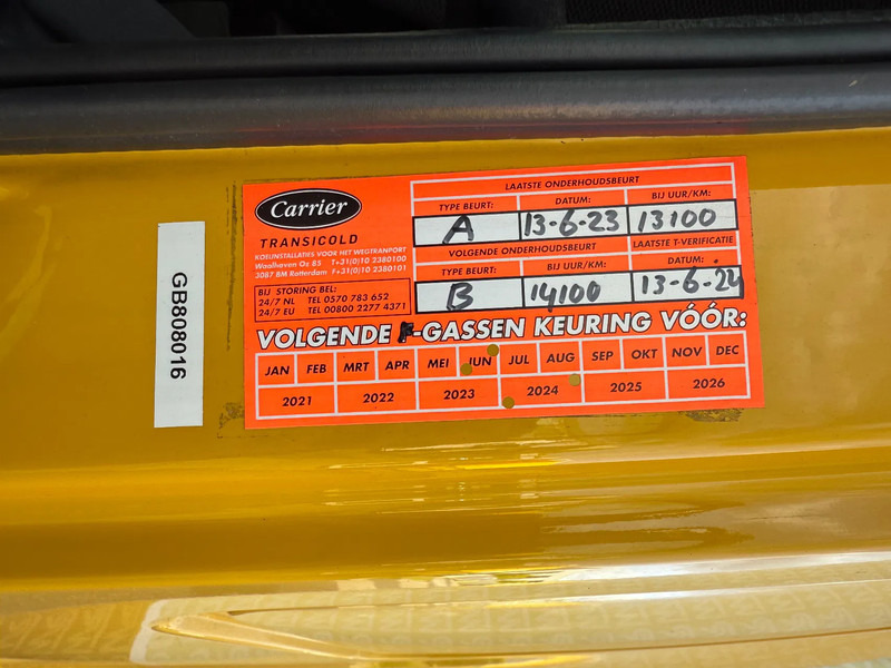 Refrigerator truck Mercedes-Benz Axor 1824 2008 euro 5 chereau + carrier 950 MT: picture 18 Refrigerator truck Mercedes-Benz Axor 1824 2008 euro 5 chereau + carrier 950 MT: picture 18