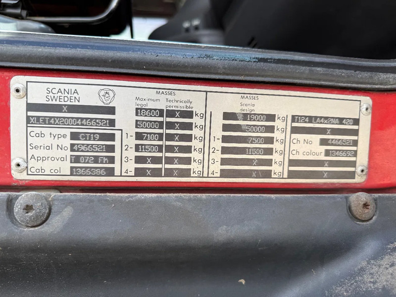 Tractor unit Scania T124-420 T 124-420 TORPEDO: picture 16 Tractor unit Scania T124-420 T 124-420 TORPEDO: picture 16