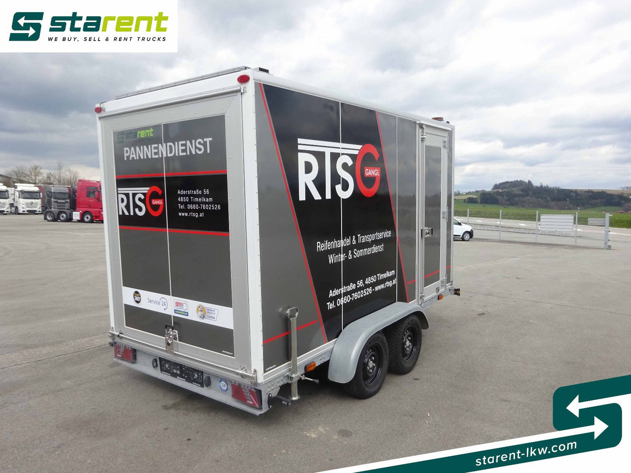 Agados Koffer, M&B Mobile Reifenmontiermaschine - Closed box trailer: picture 5 Agados Koffer, M&B Mobile Reifenmontiermaschine - Closed box trailer: picture 5