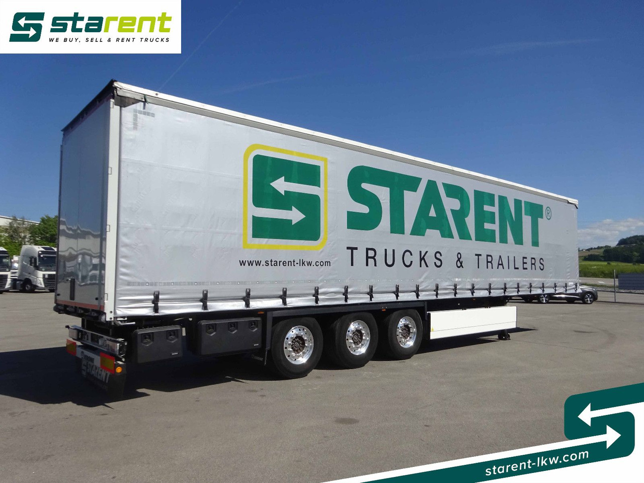 Krone Tautliner, Hubdach, Liftachse, Alcoa, Palka - Curtainsider semi-trailer: picture 5 Krone Tautliner, Hubdach, Liftachse, Alcoa, Palka - Curtainsider semi-trailer: picture 5