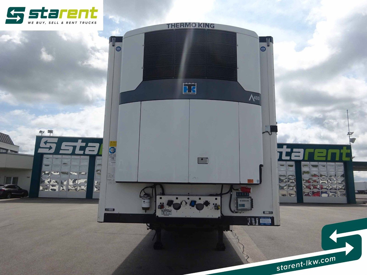 Krone ThermoKing Advancer A400 Doppelstock Liftachse - Closed box semi-trailer: picture 2 Krone ThermoKing Advancer A400 Doppelstock Liftachse - Closed box semi-trailer: picture 2