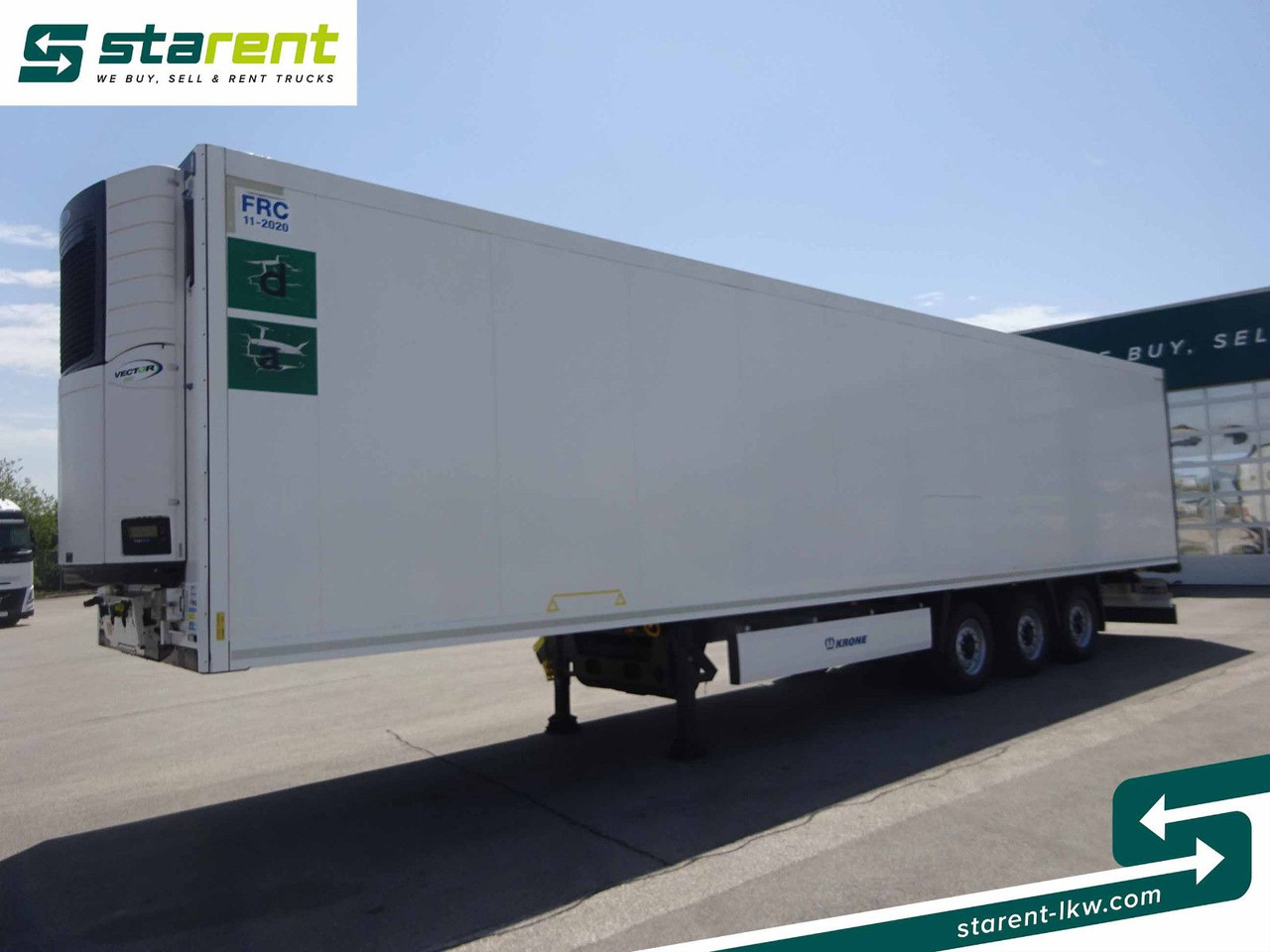 Krone Thermotrailer, Carrier Vector 1950, Doppelstock - Closed box semi-trailer: picture 1 Krone Thermotrailer, Carrier Vector 1950, Doppelstock - Closed box semi-trailer: picture 1
