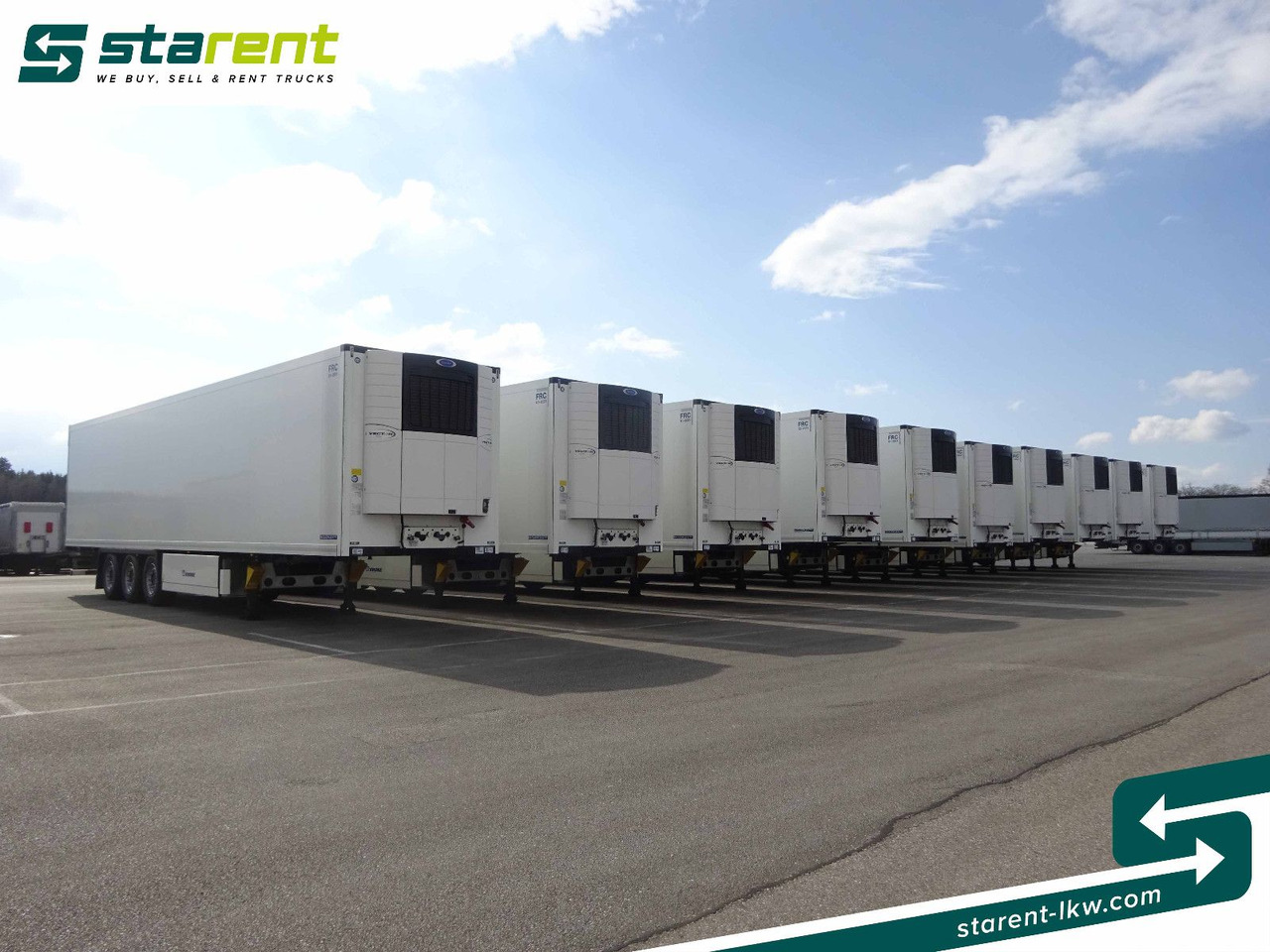Krone Tiefkühler Carrier Vector 1550, Liftachse - Closed box semi-trailer: picture 3 Krone Tiefkühler Carrier Vector 1550, Liftachse - Closed box semi-trailer: picture 3