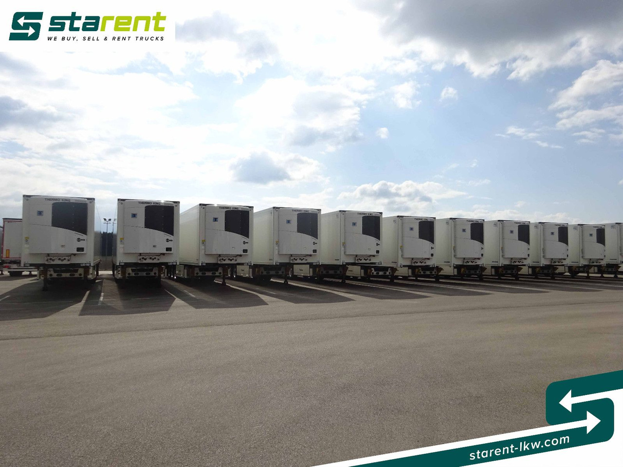 Krone Tiefkühler TK SLXi300 Doppelstock Blumenbreit - Refrigerator semi-trailer: picture 2 Krone Tiefkühler TK SLXi300 Doppelstock Blumenbreit - Refrigerator semi-trailer: picture 2