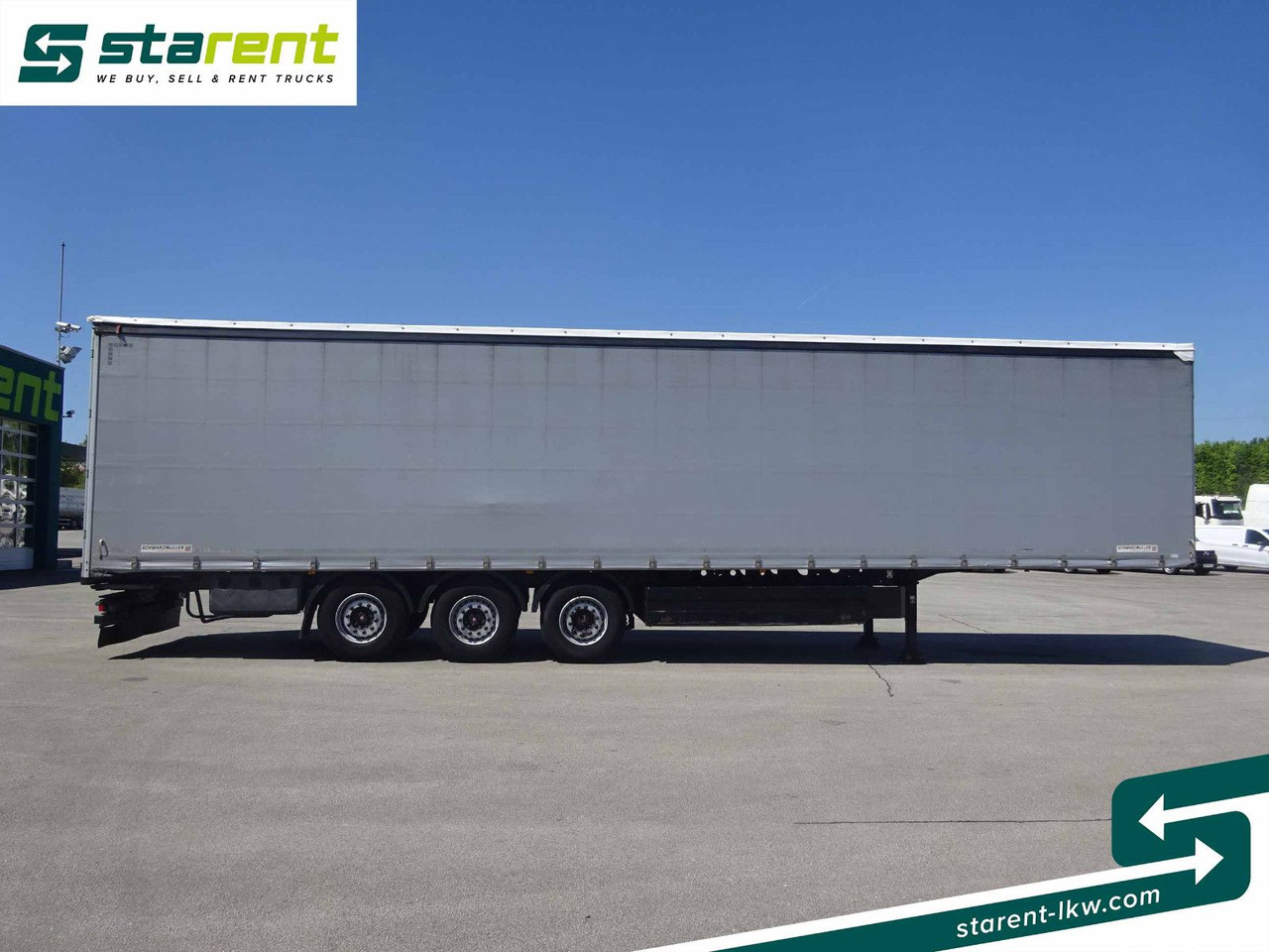 Schwarzmüller Tautliner, Liftachsen, Palettenkasten, SAF - Curtainsider semi-trailer: picture 4 Schwarzmüller Tautliner, Liftachsen, Palettenkasten, SAF - Curtainsider semi-trailer: picture 4