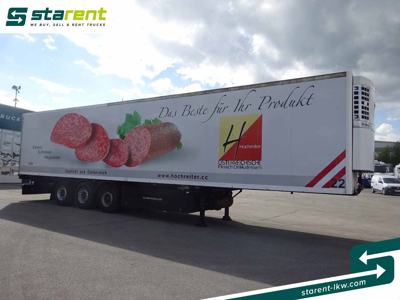 Schwarzmüller Thermotrailer, Thermo King SL400, Liftachse, SAF - Closed box semi-trailer: picture 3 Schwarzmüller Thermotrailer, Thermo King SL400, Liftachse, SAF - Closed box semi-trailer: picture 3