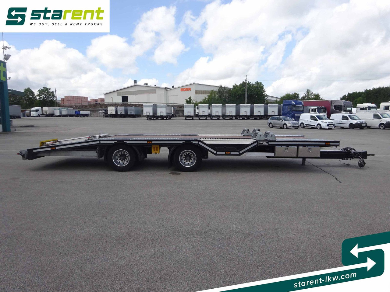 Ziegler Starrdeichselanhänger ZA20, Alufelgen - Chassis trailer: picture 4 Ziegler Starrdeichselanhänger ZA20, Alufelgen - Chassis trailer: picture 4