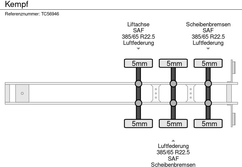 Tipper semi-trailer Kempf: picture 12 Tipper semi-trailer Kempf: picture 12