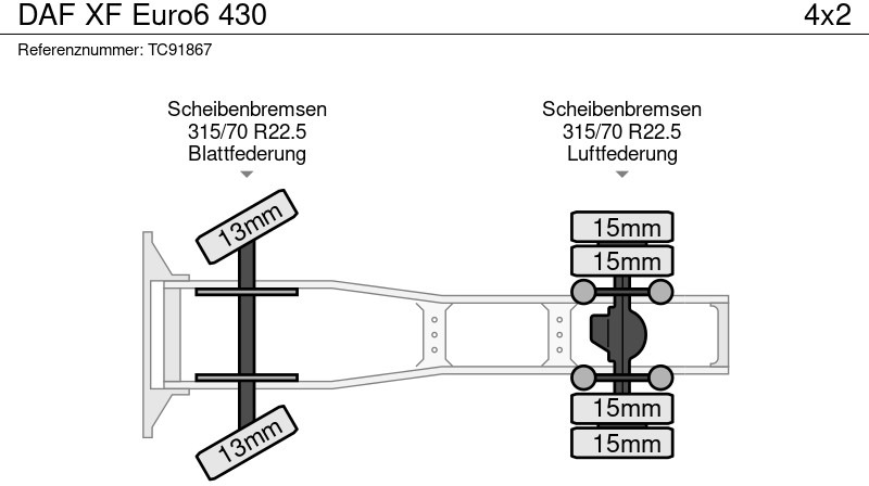 Tractor unit DAF XF Euro6 430: picture 7