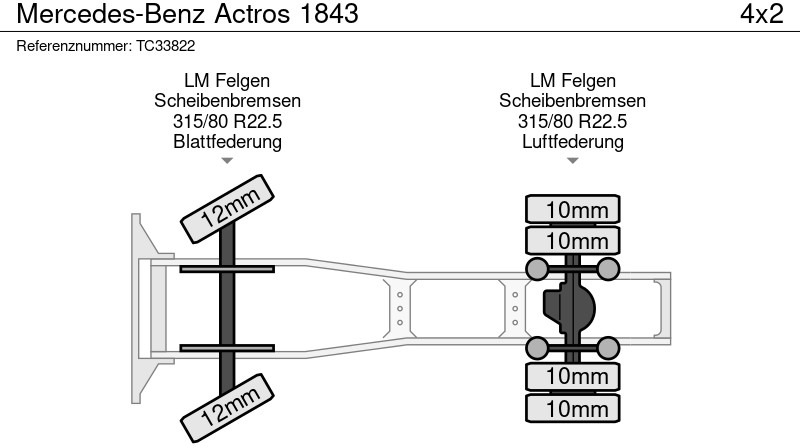 Tractor unit Mercedes-Benz Actros 1843: picture 14 Tractor unit Mercedes-Benz Actros 1843: picture 14