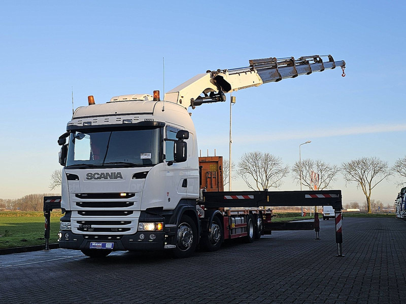 Scania R490 8x2*6 HMF6020 K6 - Dropside/ Flatbed truck, Crane truck: picture 1 Scania R490 8x2*6 HMF6020 K6 - Dropside/ Flatbed truck, Crane truck: picture 1