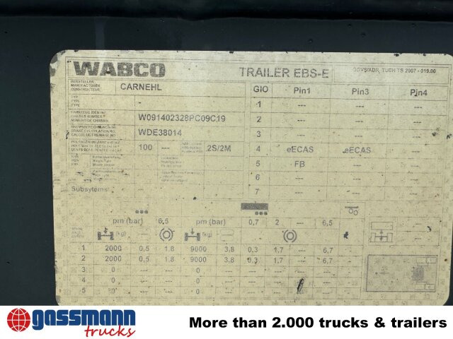 Carnehl CHKS/HH, Stahlmulde ca. 25m³ - Tipper semi-trailer: picture 3 Carnehl CHKS/HH, Stahlmulde ca. 25m³ - Tipper semi-trailer: picture 3