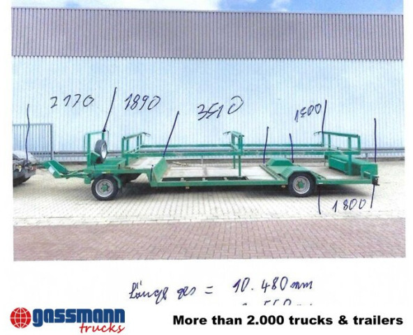 Empl TL 6,4 Spezial-Tiefladeanhänger, - Dropside/ Flatbed trailer: picture 5 Empl TL 6,4 Spezial-Tiefladeanhänger, - Dropside/ Flatbed trailer: picture 5
