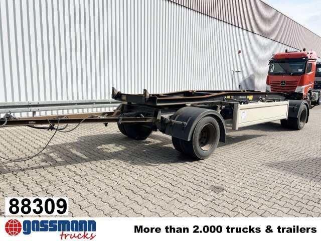 Hüffermann HSA 18.70 L Schlittenabroller - Roll-off/ Skip trailer: picture 1 Hüffermann HSA 18.70 L Schlittenabroller - Roll-off/ Skip trailer: picture 1