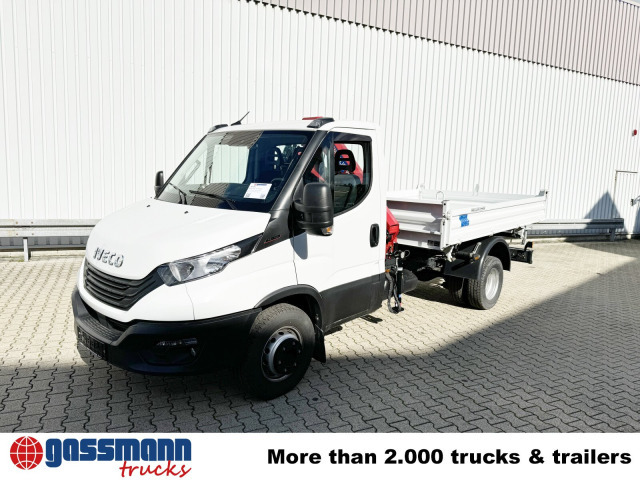 New Tipper, Crane truck Iveco Daily 70C18H 4x2 mit Kran HMF 340-K3, Funk: picture 9