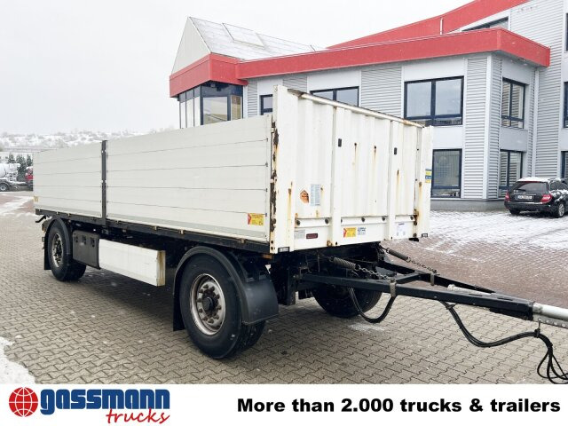 Dropside/ Flatbed trailer Krone AZP 18 Baustoffanhänger: picture 7