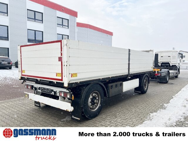 Dropside/ Flatbed trailer Krone AZP 18 Baustoffanhänger: picture 8