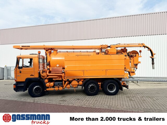 MAN 24.292 6x2/4 BL, Vorlauflenkachse, Müller Saug- - Road sweeper: picture 2 MAN 24.292 6x2/4 BL, Vorlauflenkachse, Müller Saug- - Road sweeper: picture 2