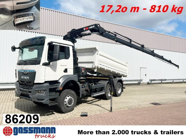 MAN TGS 33.430 6x6 BB CH mit Kran Hiab X-HiDuo 228 - Hook lift truck, Crane truck: picture 1 MAN TGS 33.430 6x6 BB CH mit Kran Hiab X-HiDuo 228 - Hook lift truck, Crane truck: picture 1