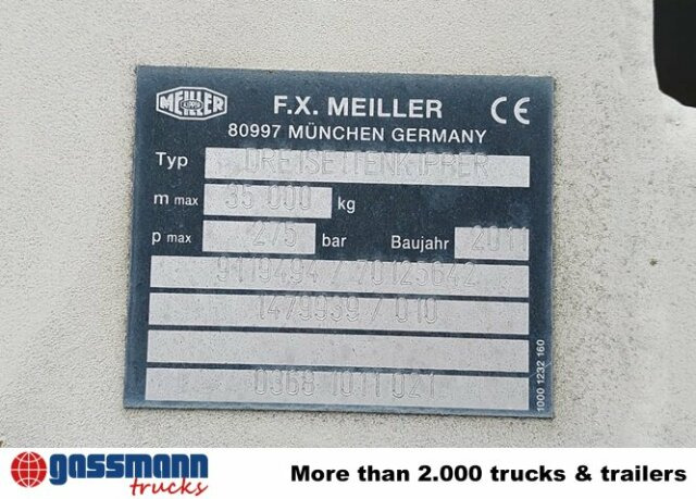 Meiller MEILLER 3-S-Kippaufbau 4-Achs Länge:5.700 ca. - Tipper body: picture 3 Meiller MEILLER 3-S-Kippaufbau 4-Achs Länge:5.700 ca. - Tipper body: picture 3