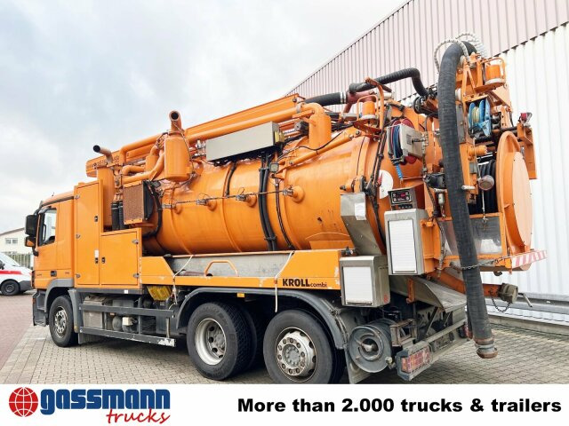 Road sweeper Mercedes-Benz Actros 2544 L 6x2, Lenkachse, Kroll: picture 13