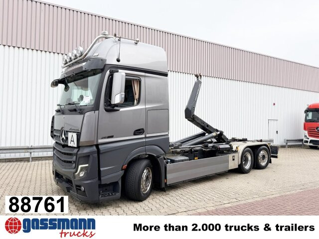 Mercedes-Benz Actros 2552 L 6x2, Lenk/Lift, Retarder, - Hook lift truck: picture 1 Mercedes-Benz Actros 2552 L 6x2, Lenk/Lift, Retarder, - Hook lift truck: picture 1
