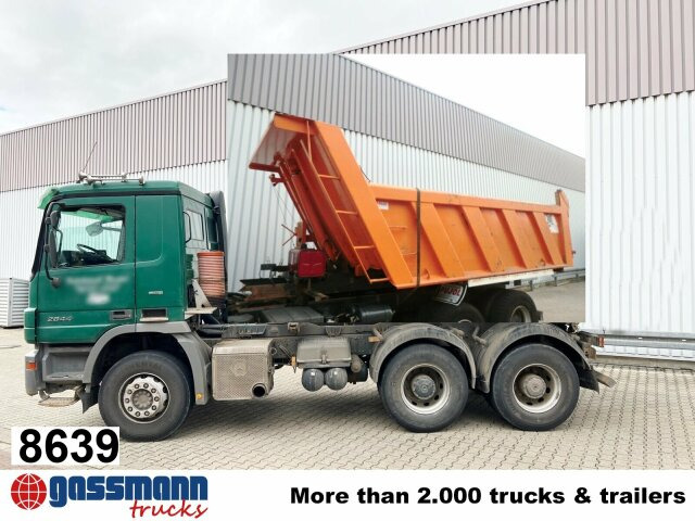 Mercedes-Benz Actros 2644/48 K 6x4, Stahlmulde ca. 14m³ - Cab chassis truck: picture 1 Mercedes-Benz Actros 2644/48 K 6x4, Stahlmulde ca. 14m³ - Cab chassis truck: picture 1