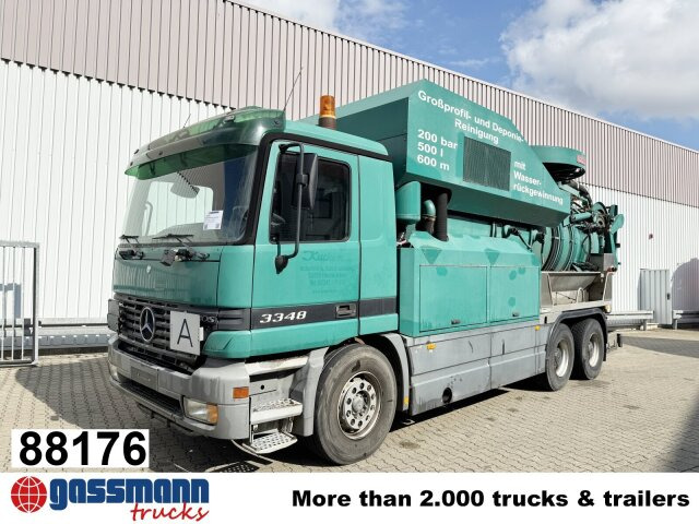 Mercedes-Benz Actros 3348 6x4, V8, Kroll Saug-/Spülwagen ca. - Road sweeper: picture 1 Mercedes-Benz Actros 3348 6x4, V8, Kroll Saug-/Spülwagen ca. - Road sweeper: picture 1