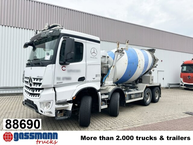 Mercedes-Benz Arocs 3251 8x4/4, Betonmischer Liebherr ca. 9m³ - Concrete mixer truck: picture 1 Mercedes-Benz Arocs 3251 8x4/4, Betonmischer Liebherr ca. 9m³ - Concrete mixer truck: picture 1