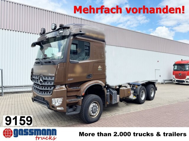 Mercedes-Benz Arocs 3351 LS 6x6, Grounder, MirrorCam, Navi - Cab chassis truck: picture 1 Mercedes-Benz Arocs 3351 LS 6x6, Grounder, MirrorCam, Navi - Cab chassis truck: picture 1