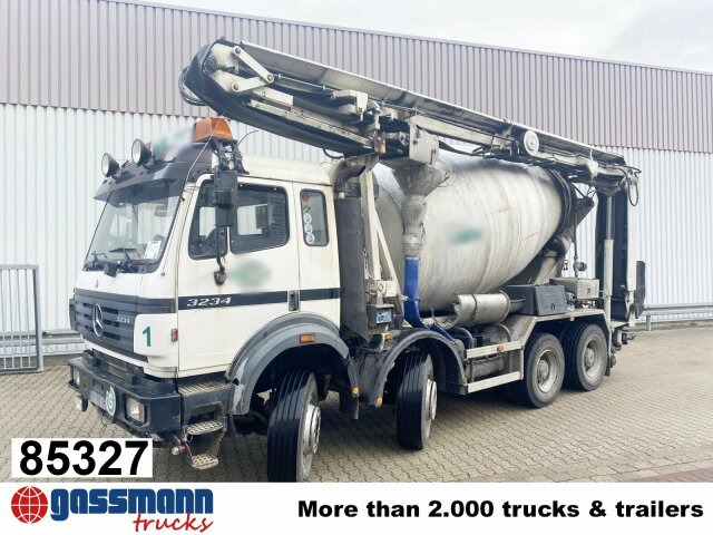 Mercedes-Benz SK II 3234 B 8x4/4, LT Betonmischer, - Concrete mixer truck: picture 1 Mercedes-Benz SK II 3234 B 8x4/4, LT Betonmischer, - Concrete mixer truck: picture 1