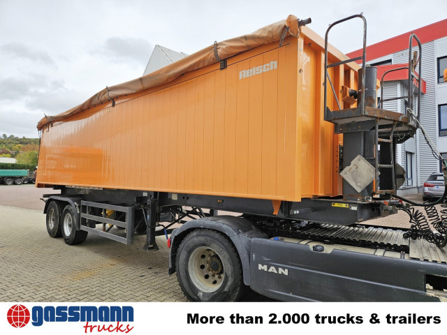 Tipper semi-trailer Reisch RHKS-32/18 AL, 40 cbm Alu Kastenmulde: picture 12