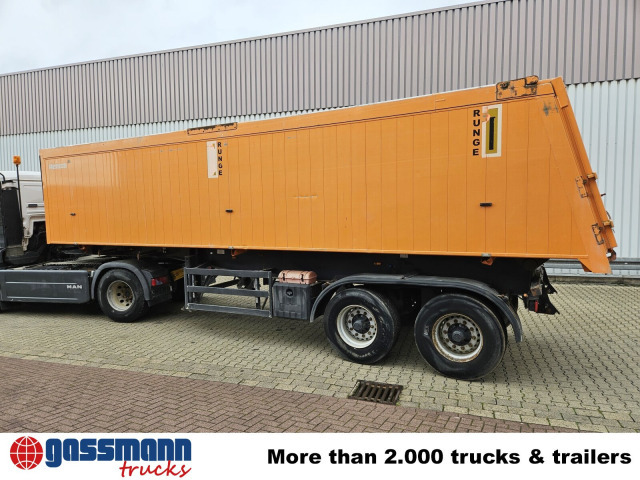 Tipper semi-trailer Reisch RHKS-32/18 AL, 40 cbm Alu Kastenmulde: picture 9