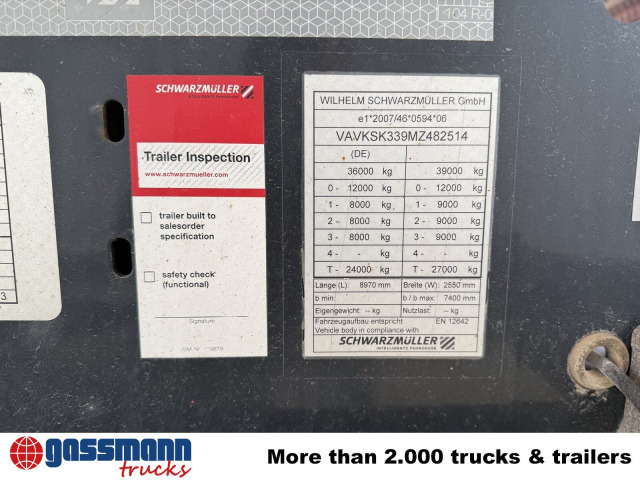 Tipper semi-trailer Schwarzmüller K-Serie Kippauflieger, Hardoxmulde ca. 24/26m³,: picture 6 Tipper semi-trailer Schwarzmüller K-Serie Kippauflieger, Hardoxmulde ca. 24/26m³,: picture 6