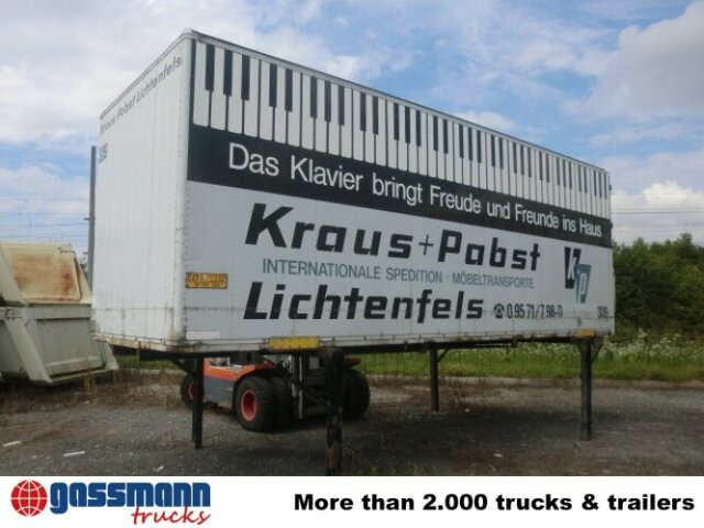 Sommer Wechselaufbau Möbelkoffer, 40x - Swap body - box: picture 2 Sommer Wechselaufbau Möbelkoffer, 40x - Swap body - box: picture 2