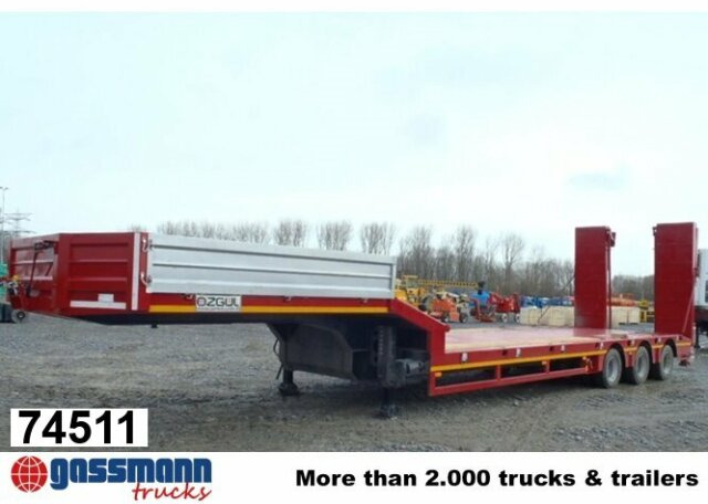 Tieflader-Auflieger Länge 13.150mm, - Low loader semi-trailer: picture 1 Tieflader-Auflieger Länge 13.150mm, - Low loader semi-trailer: picture 1