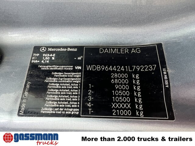 Tractor unit Mercedes-Benz Arocs 2651 LS 6x4, Retarder, StreamSpace,: picture 13 Tractor unit Mercedes-Benz Arocs 2651 LS 6x4, Retarder, StreamSpace,: picture 13